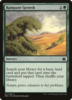 Rampant Growth Modern Masters 2015 PLD Green Common MAGIC MTG CARD ABUGames - Image 1