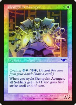 Gempalm Avenger FOIL Legions PLD White Common MAGIC GATHERING CARD ABUGames - Image 1