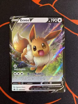 Eevee V Holo Promo SWSH: Sword & Shield Promo Cards SWSH065 NM - Image 1