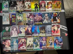 Weiss Schwarz Assorted Card Lot All Foils SR, PR, RRR English And Japanese Mixed - Image 1