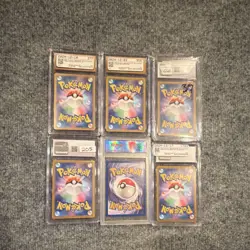 Charizard Graded Card Lot 6x Japanese Holo - Ruler of Black Flame, Card 151 - Image 2