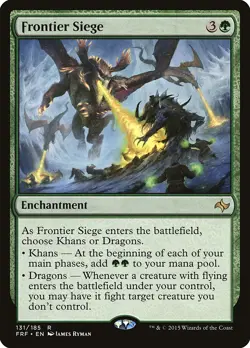 Frontier Siege Fate Reforged NM Green Rare MAGIC THE GATHERING CARD ABUGames - Image 1