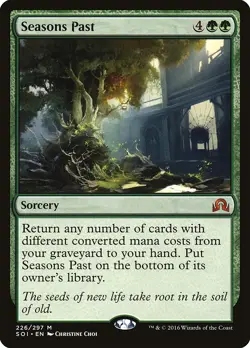 Seasons Past Shadows over Innistrad PLD Green Mythic Rare MAGIC CARD ABUGames - Image 1