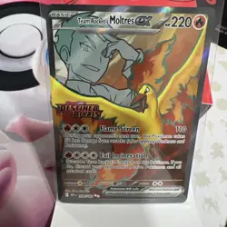 Team Rocket's Moltres ex - (Destined Rivals Stamp) 208/182 Miscellaneous Cards & - Image 2