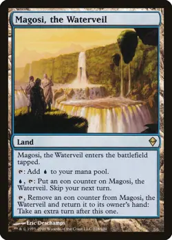 Magosi, the Waterveil Zendikar NM Land Rare MAGIC THE GATHERING CARD ABUGames - Image 1