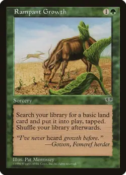 Rampant Growth Mirage NM Green Common MAGIC THE GATHERING MTG CARD ABUGames - Image 1