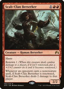 Scab-Clan Berserker Magic Origins NM Red Rare MAGIC GATHERING CARD ABUGames - Image 1