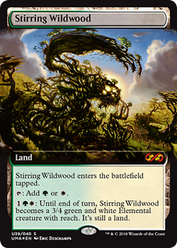 Stirring Wildwood (Ultimate Masters Box Topper) FOIL Ultimate Masters NM - Image 1