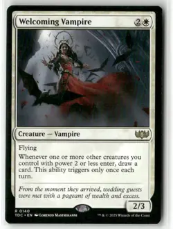Welcoming Vampire R Commander: Tarkir: Dragonstorm 140 NM - Image 1