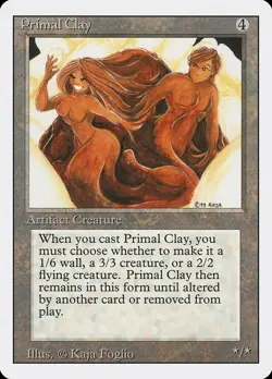 Primal Clay Revised PLD Artifact Rare MAGIC THE GATHERING MTG CARD ABUGames - Image 1