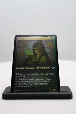 1x Dina, Soul Steeper NM Foil Etched MoM Multiverse Legends (MUL) MTG Magic - Image 1