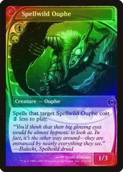Spellwild Ouphe FOIL Future Sight PLD Green Uncommon MAGIC MTG CARD ABUGames - Image 1