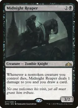 Midnight Reaper Guilds of Ravnica NM Black Rare MAGIC GATHERING CARD ABUGames - Image 1