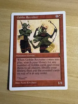 Goblin Recruiter MTG Anthologies [969] - LP - Image 1