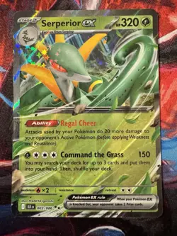 Serperior ex 003/086 Sv: Black Bolt Holo - Pokemon Card TCG - Image 1