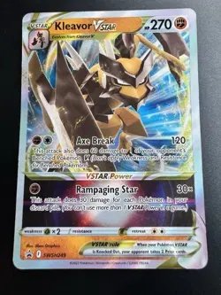 Kleavor VSTAR SWSH249 - SWSH Black Star Prom - Pokemon Card - LP - Image 1