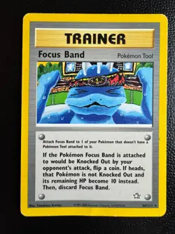 Pokemon TCG Focus Band Rare Neo Genesis 086/111 HP - Image 1