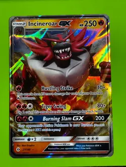 Pokemon TCG Incineroar GX 27/149 SM Base Set Ultra Rare NM - Image 1