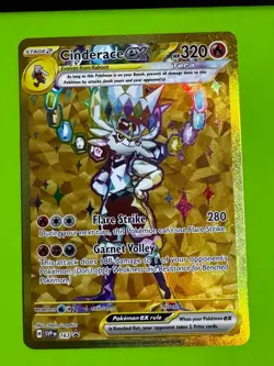 Pokemon TCG Cinderace ex 163 SV: Scarlet & Violet Promo Cards Promo NM - Image 1