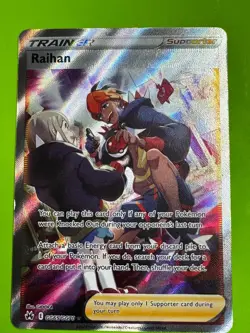 Pokemon TCG Raihan GG65/GG70 Crown Zenith: Galarian Gallery Ultra Rare DMG - Image 1