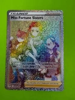 Pokemon TCG Miss Fortune Sisters (Secret) 209/196 SWSH11: Lost Origin LP - Image 1