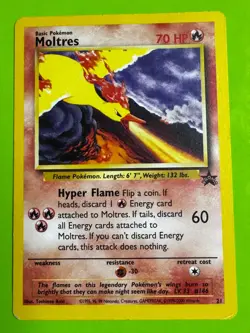 Pokemon TCG Moltres 21/53 WoTC Promo Promo HP - Image 1