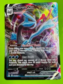 Pokemon TCG Kyurem VMAX 049/196 SWSH11: Lost Origin Ultra Rare DMG - Image 1