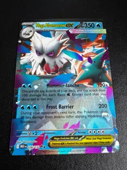 Pokemon TCG Mega Abomasnow ex 036/132 ME01: Mega Evolution Double Rare NM - Image 1