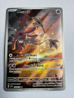 Pokemon TCG Mesprit - 204/191 SV08: Surging Sparks Illustration Rare NM - Image 1