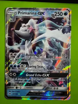Pokemon TCG Primarina GX 42/149 SM Base Set Ultra Rare NM - Image 1