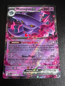 Pokemon TCG Mismagius ex 036/094 ME02: Phantasmal Flames Double Rare NM - Image 1