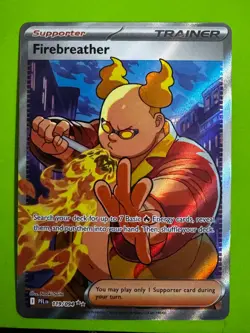 Pokemon TCG Firebreather 119/094 ME02: Phantasmal Flames Ultra Rare NM - Image 1