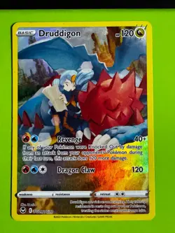 Pokemon TCG Druddigon TG09/TG30 SWSH12: Silver Tempest Trainer Gallery NM - Image 1