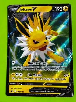 Pokemon TCG Jolteon V - SWSH151 SWSH: Sword & Shield Promo Cards Promo NM - Image 1