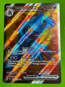 Pokemon TCG Toxicroak ex 232/198 SV01: Scarlet & Violet Base Set Ultra Rare HP - Image 1