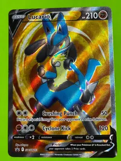 Pokemon TCG Lucario V SWSH213 SWSH: Sword & Shield Promo Cards Promo LP - Image 1