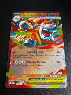 Pokemon TCG Mega Camerupt ex 022/132 ME01: Mega Evolution Double Rare NM - Image 1