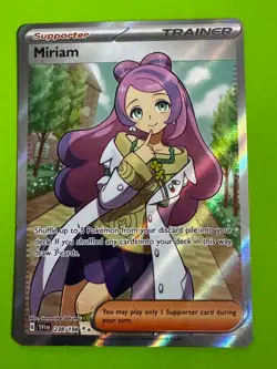 Pokemon TCG Miriam 238/198 SV01: Scarlet & Violet Base Set Ultra Rare LP - Image 1