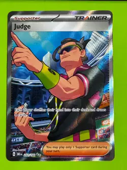 Pokemon TCG Judge 222/182 SV10: Destined Rivals Ultra Rare LP - Image 1