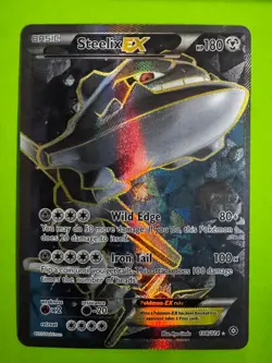 Pokemon TCG Steelix EX (Full Art) 108/114 XY - Steam Siege Ultra Rare NM - Image 1