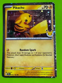 Pokemon TCG Pikachu (Pokemon Day 2026) 051/162 NM - Image 1