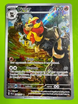 Pokemon TCG Pyroar 200/193 SV02: Paldea Evolved Illustration Rare HP - Image 1