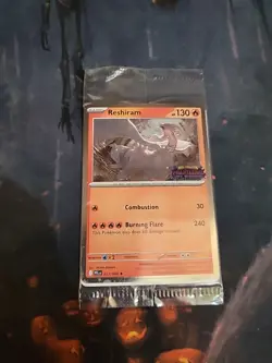 Sealed Reshiram 017/094 Pokemon Phantasmal Flames Stamped B&N Promo - Image 1