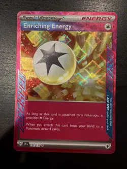 Enriching Energy 191/191 ACE SPEC Rare Surging Sparks Pokemon LP - Image 1
