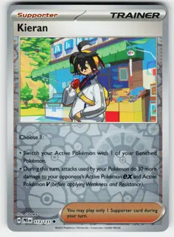 Kieran - 113/131 SV: Prismatic Evolutions Pokemon Reverse Holo NM - Image 1
