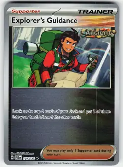 Explorer's Guidance 107/131 SV: Prismatic Evolutions Pokemon Reverse Holo NM - Image 1