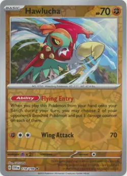 Pokemon TCG Scarlet & Violet - Hawlucha 118/198 (Reverse Holo) - Image 1