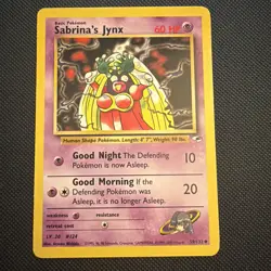 Sabrina's Jynx 59/132 Uncommon Gym Heroes Pokemon Unlimited - Image 1
