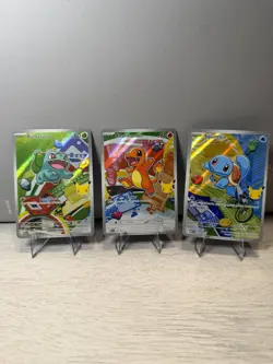 Pokemon First Partner Illustration Collection Series 1 - Kanto (Gen 1) Set - Image 1