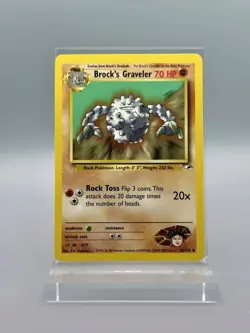 Brock's Graveler 40/132 Gym Heroes LP - Pokemon TCG Card Uncommon - Image 1